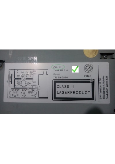 Linea Punto Blaupunkt Teypler için Aux Usb Bluetooth Mp3