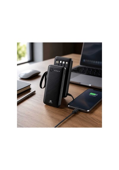 10000 Mah Powerbank Siyah