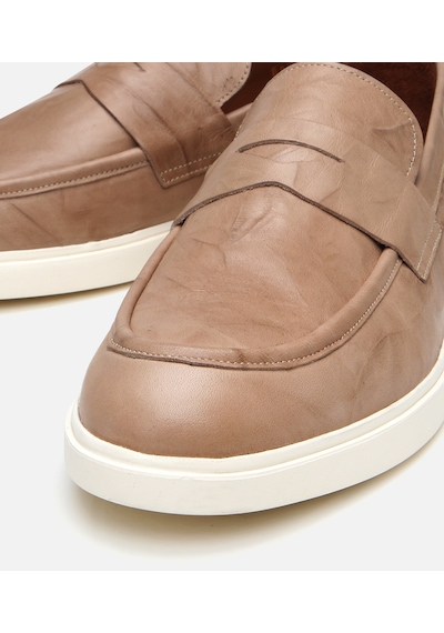 Hotiç Erkek Deri Bej Ultra Hafif Tabanlı Klasik Loafer 02ayh305440a310 Bej
