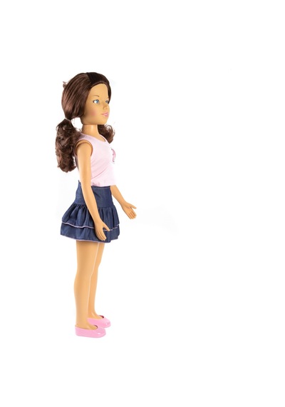 Bebek Oyuncak Clara Yürüyüş Arkadaşım Kot Etekli 80 Cm Büyük B...