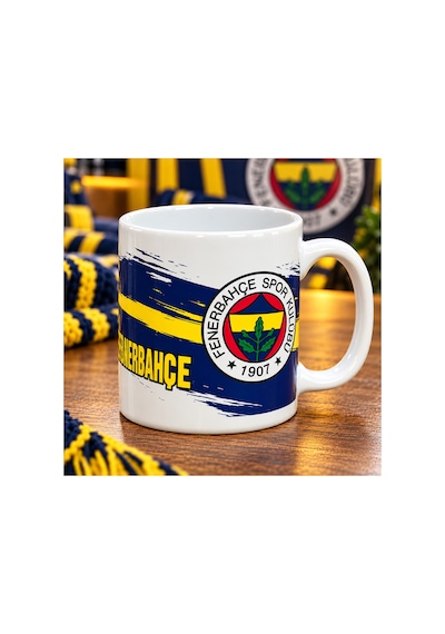 Mgm Sportif Fenerbahçe Lisanslı Taraftar Seramik Kupa Sarı Lacivert