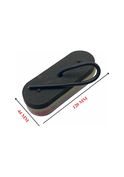 12v-24v Pozisyon Lambası Plaka Lambası 3 Fonksiyonlu Kırmızı Neon Ledli 120 44 Mm