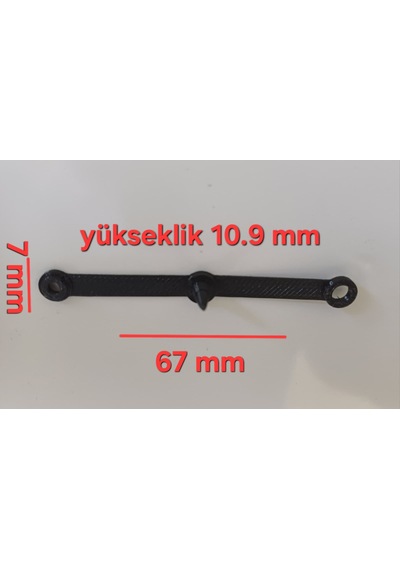 Luluyen Siyah 100 Adet Plastik Kilit Klips 67mm Güvenlik Etiket Trim Sabitleyici Askı Paket Kilidi Tek Kullanımlık