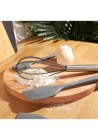 Pastry 4 Parça Pasta Hazırlık Seti Gri