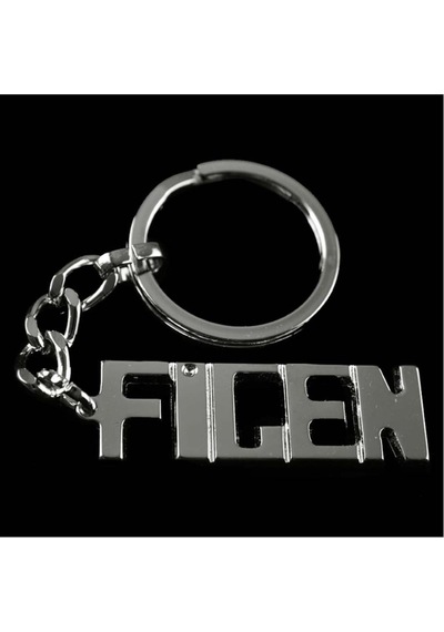 Figen - 535 - - Nazblsmm - İsimli Anahtarlık Çok Renkli