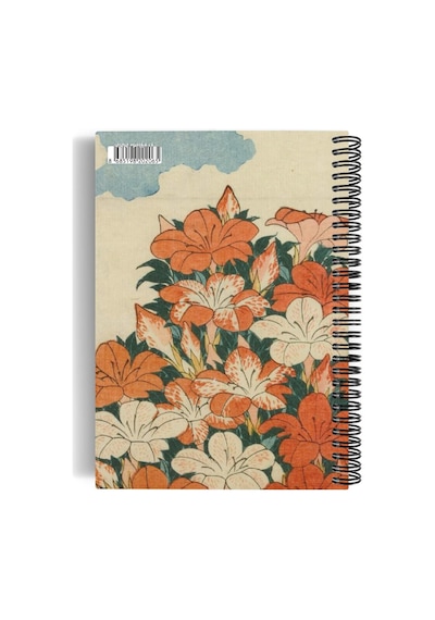 Katsushika Hokusai/cuckoo And Azaleas,1834 Spiralli Defter 06 A5 Çizgisiz 100 Sayfa Sa