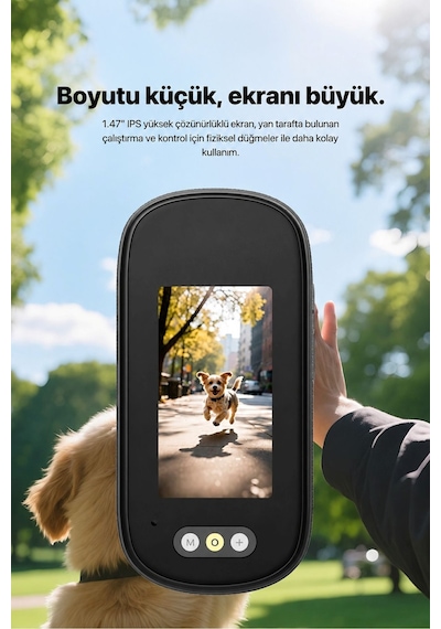 Mini 4k Ultra Hd Wi-fi Aksiyon Kamerası Ip65 Su Dayanıklı Geniş Açı - Yedek Başlıklar Siyah