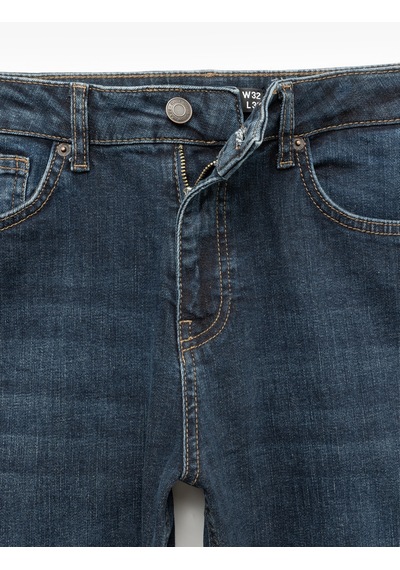 Koton Normal Bel Cep Detaylı Skinny Fit Jean Pantolon - Michael Jean Koyu İndigo 6wam40107nd İndigo Koton Normal Bel Cep Detaylı Skinny Fit Jean Pantolon - Michael Jean Koyu İndigo 6wam40107nd İndigo