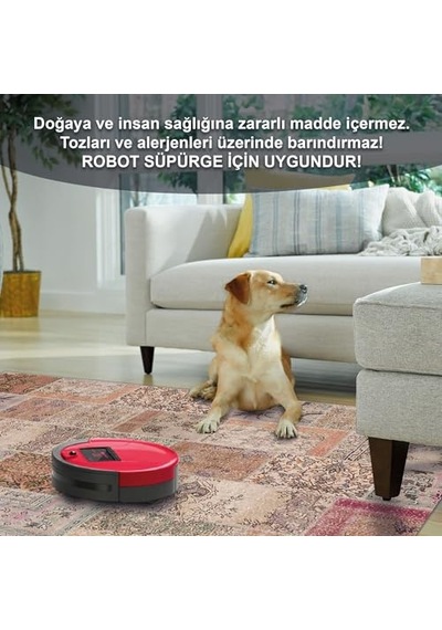 Senda Patchwork Desenli Şönil Pamuk Tabanlı Yıkanabilir Kaymaz Antibakteriyel Salon Halısı 80x200 Genel