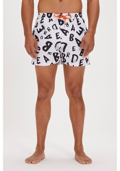 Bad Bear Bling Erkek Beyaz Mayo Şort 240109002-WHT Beyaz