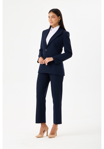 Velnara Moda Lacivert Mülakat Klasik Kadın Takım Elbise- Tek Düğme Ceket & Dar Paça Pantolun Lacivert - 918605984 Lacivert Velnara Moda Lacivert Mülakat Klasik Kadın Takım Elbise- Tek Düğme Ceket & Dar Paça Pantolun Lacivert - 918605984 Lacivert