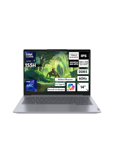 Lenovo ThinkBook 14 G7 IML 21MR0050TRHMF81 Ultra 7-155H 64 GB 2 TB SSD 14" W10P Dizüstü Bilgisayar