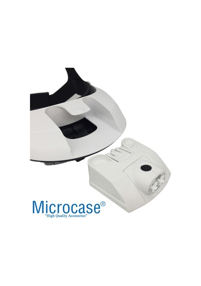 Microcase Mg81001-H - Al2351 Gözlük Tipi Işıklı Kafa Büyüteci 5 Farklı Lens