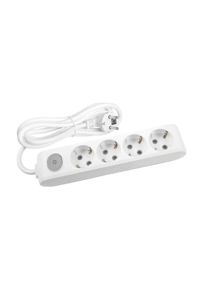 Viko Multi Let 4'lü Dörtlü Priz Topraklı Anahtarlı Kablolu 3 Üç Metre
