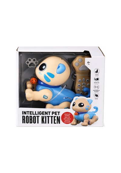 5135 Robot Akıllı Kedi Ff Sesli 3 7 Usb 2r Pembe