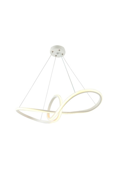 Tt002-By Tt Aydınlatma Papyon Modeli Mat Beyaz Led Avize