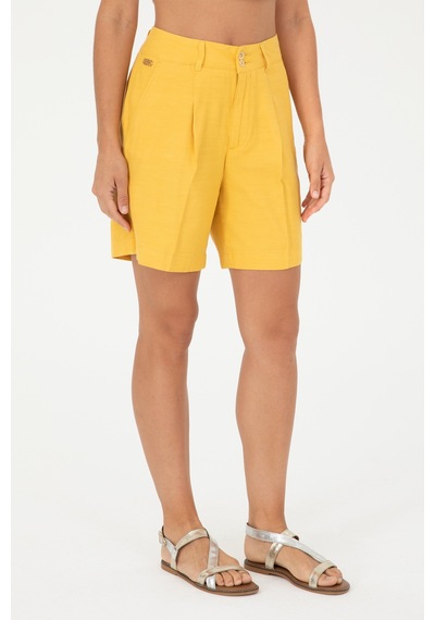 U.s. Polo Assn. Kadın Safran Şort / Bermuda 50285242-vr043 Safran