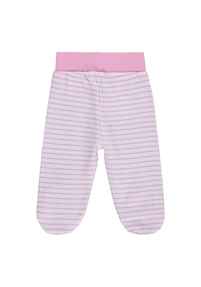Civil Baby Çizgi Empirme 1-9 Ay Tek Alt Bebe - Beyaz