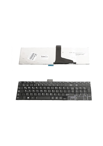 Toshiba Uyumlu Satellite L855-16R Klavye Tuş Takımı Çıtalı Siyah