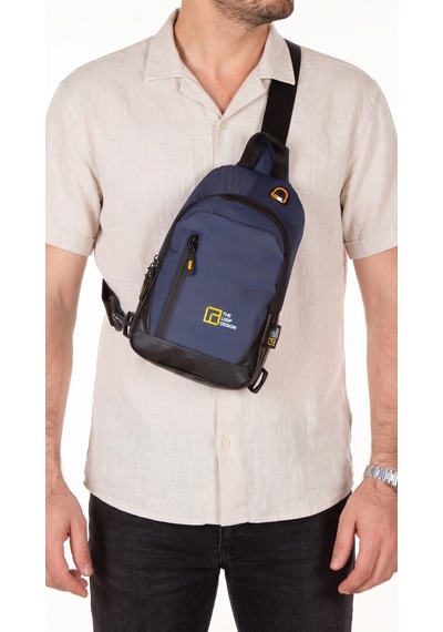 Esvelans Unisex Çapraz Askılı Göğüs Ve Omuz Çantası Günlük Body Bag Lacivert