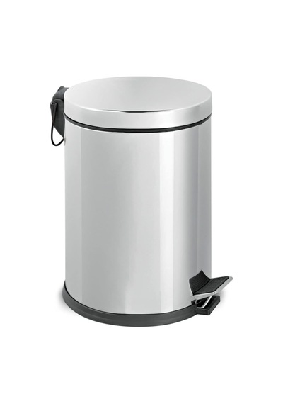 Mutfak Paslanmaz Çelik Pedallı Metal Çöp Kovası 20 Lt Lüx Çöp Kovası Banyo Çok Renkli