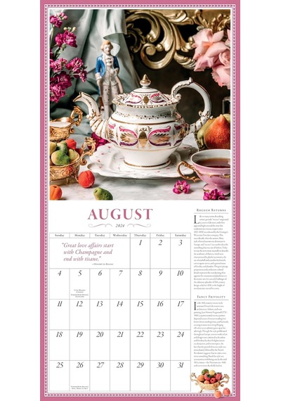 Collectible Teapot Wall Calendar 2024: A Tea Obsessive's Dream Come True