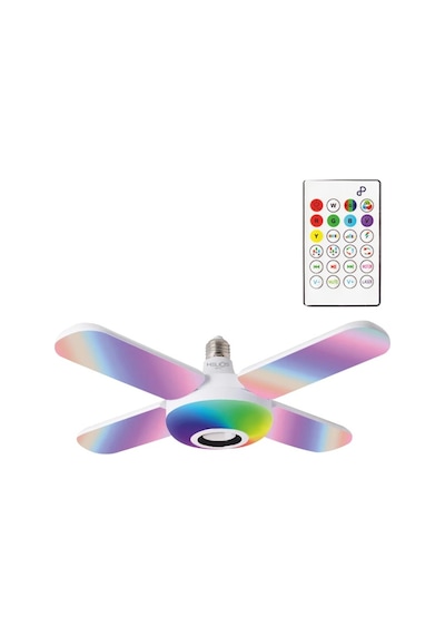 Helios: Bluetooth 4+1 Music Magic Led Pervane Işık, 36w, Rgb Hs 2092