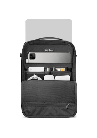 Tomtoc Su Geçirmez Siyah Laptop Notebook Omuz Çantası