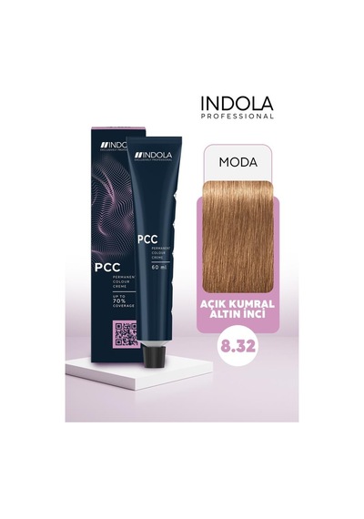 Indola Pcc 8.32 Açık Kumral Altın İnci 60 Ml Saç Boyası