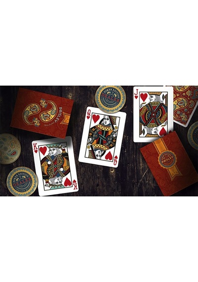 Cartamundi Paisley Poker Red Premium Oyun Kağıdı Limited Edition Koleksiyonluk İskambil Kartları