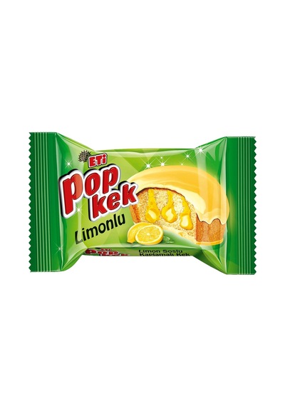 Eti Popkek 24x60g Limon - Pratik Atıştırmalık Kek 2'li Ekonomik Paket - 2 Adet Tarı