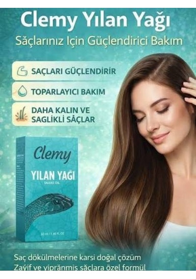 Clemy Yılan Yağı Cilt Ve Saç Bakım Yağı 20 Ml