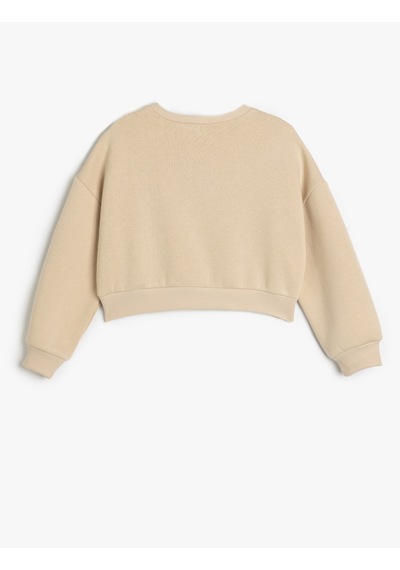 Koton Tom Ve Jerry Sweat Lisanslı Bisiklet Yaka Uzun Kollu Gri 5wkg10571ak Gümüş