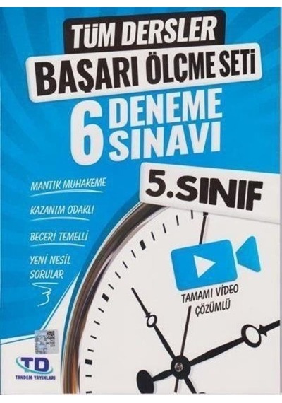 5. Sınıf Tüm Dersler Başarı Ölçme Seti 6 Deneme Sınavı / Kolektif