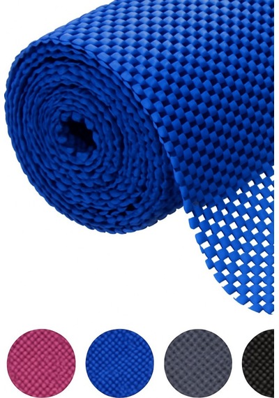 Çok Amaçlı Halı Altı, Mutak, Çekmece Ve Raf İçin Kesilebilir Kaydırmaz 38 92cm Plastik 30 X 97 Mavi Diğer