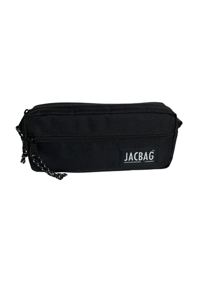 Jacbag Dual Zip-iki Fermuarlı Kalemkutusu Dual Zip-siyah Renk
