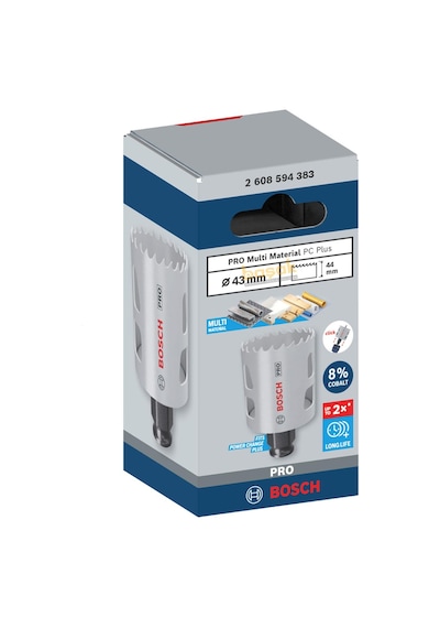 Bosch Pro 43 Mm Pc Delik Testeresi Hss %8 Kobalt 2608594383
