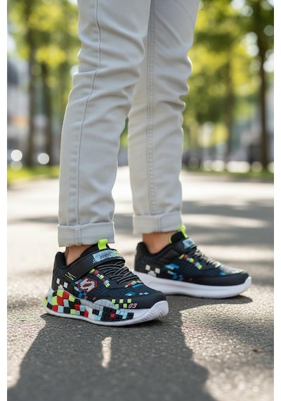 03 Erkek Çocuk Rahat Sneaker Siyah