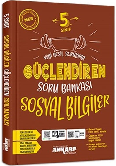 Ankara Yayıncılık 5. Sınıf Sosyal Bilgiler Güçlendiren Soru Bankası