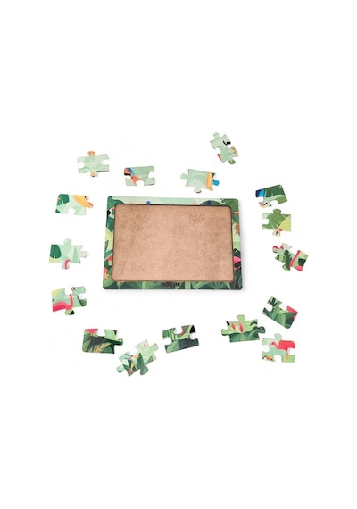 Flamingolar 16 Parça Eğitici Ve Öğretici Ahşap Çocuk Puzzle & Yapboz Bebek Çocuk Oyuncak