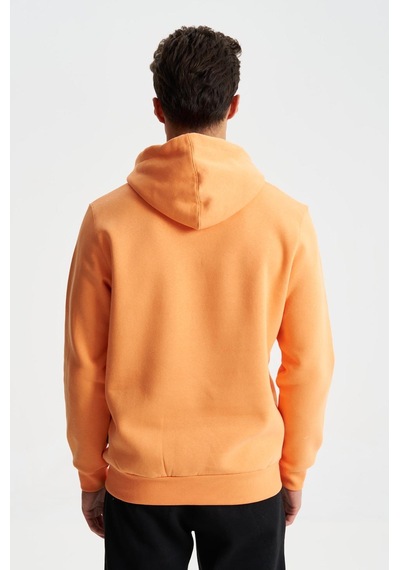 AR-MA Arma Şık Erkek Regular Fit Basic 3 İplik Şardonlu Kanguru Cepli Kapüşonlu Sweatshirt 001