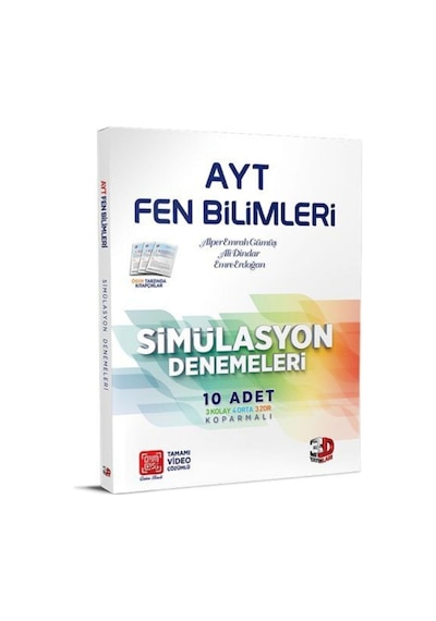 Ayt Fen Bilimleri Simülasyon Denemele - 3D Yayınları