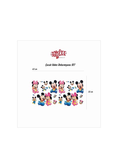 Çocuk Odası Sticker Mickey Mouse