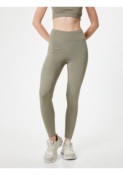 Koton Spor Tayt Slim Fit Standart Bel Haki 4sak40366nk Haki