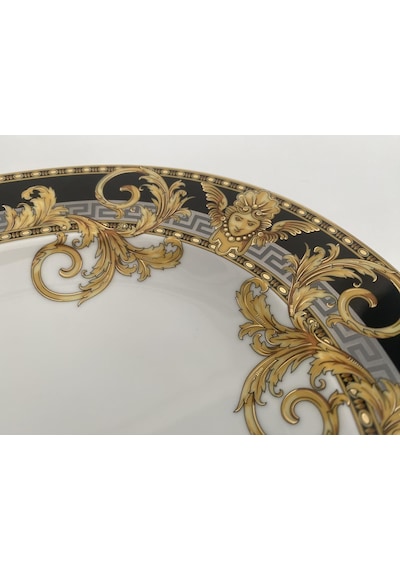 Versace Prestige Gala Oval Porselen Servis Tabağı 34 Cm 19325-403637-12734