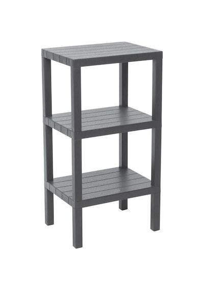 Ombeg Om-0390-3102-0145 3 Raflı Gri Modüler Ünite Plastik