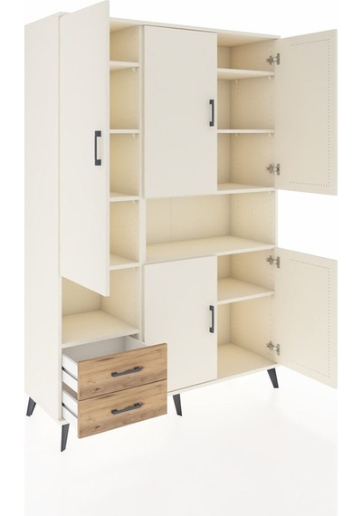 Hyperion Dolap 10 Raflı 2 Çekmeceli 5 Kapaklı 132x44x195 Aytaşı-aytaşı/çam Aytası/atlas Çam Hyperion Dolap 10 Raflı 2 Çekmeceli 5 Kapaklı 132x44x195 Aytaşı-aytaşı/çam Aytası/atlas Çam
