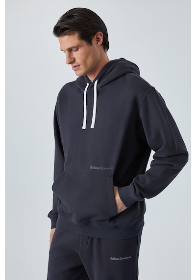 Grımelange Narcıso Erkek Yumuşacık İçi Polarlı Antrasit Sweatshirt Antrasit