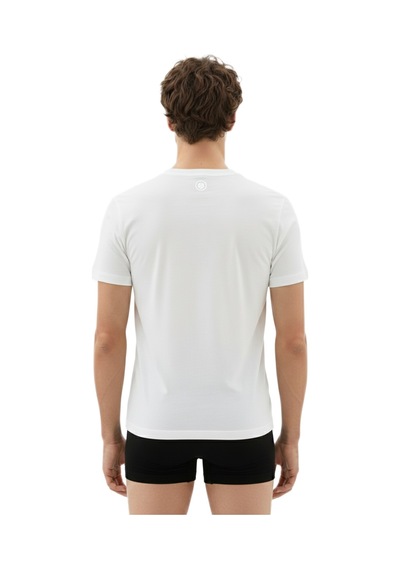 Blackspade Erkek V-yaka T-shirt Aura 9508 Beyaz