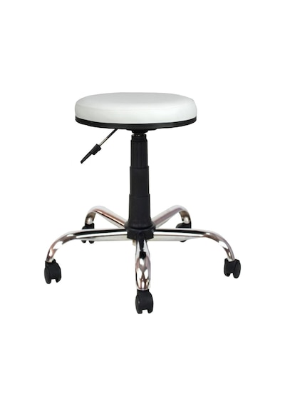 Bürocci Metal Ayaklı Tabure-Beyaz-2999D0109